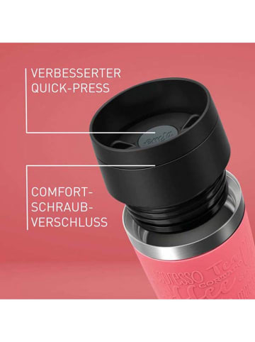 Emsa Kubek termiczny "Travel Mug Classic" w kolorze koralowym - 360 ml