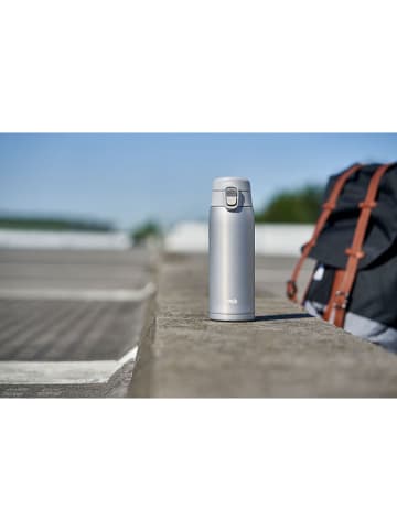 Emsa Bidon termiczny "Trave Mug Light" w kolorze szarym - 400 ml