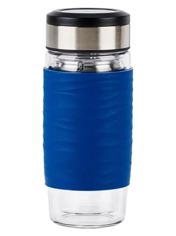 Emsa Kubek w kolorze niebieskim na herbatę - 400 ml