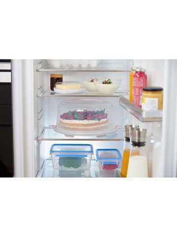 Emsa Kuchenaufbewahrungsbox "Prep & Bake" in Grau/ Rosa - Ø 34 cm