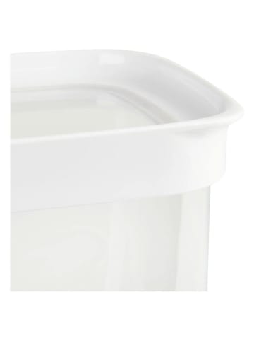 Emsa Schüttdose "Optima" in Transparent/ Weiß - 2,2 l