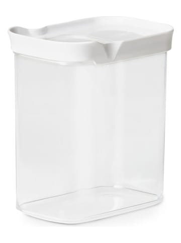 Emsa Schüttdose "Optima" in Transparent/ Weiß - 1,6 l