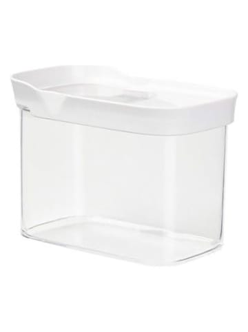 Emsa Schüttdose "Optima" in Transparent/ Weiß - 1 l