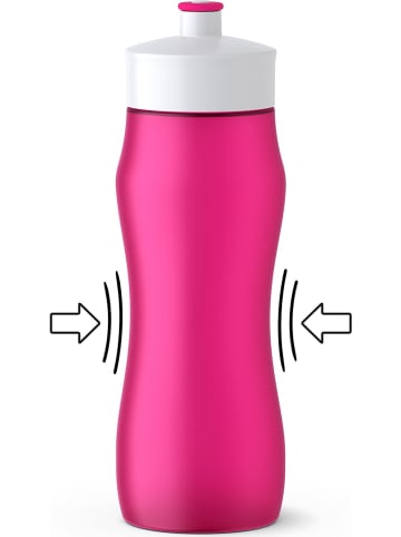 Emsa Bidon "Squeeze" w kolorze różowym - 600 ml