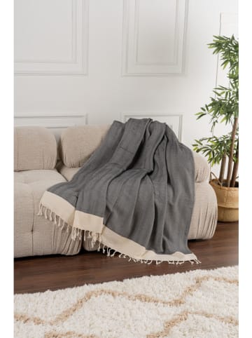 Mijolnir Pled "Baliksirti" w kolorze antracytowo-kremowym