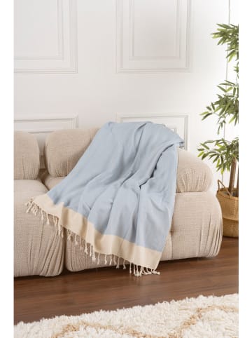 Mijolnir Plaid "Baliksirti" lichtblauw/crème