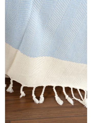 Mijolnir Pled "Baliksirti" w kolorze błękitno-kremowym