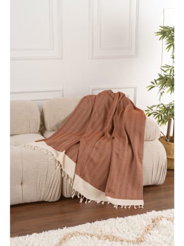 Mijolnir Plaid "Baliksirti" in Rot/ Creme