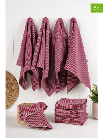 Mijolnir 10er-Set: Geschirrtücher in Rot