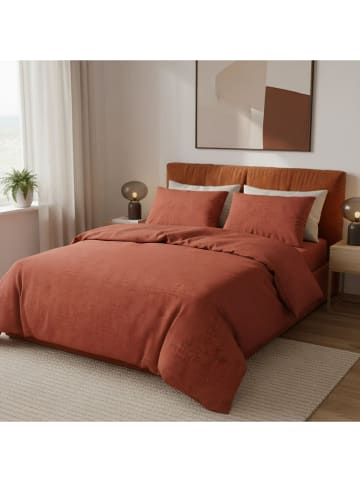 Mijolnir Komplet pościeli renforcé w kolorze czerwonym