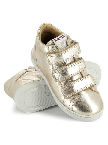 Pom D'api Leren sneakers goudkleurig