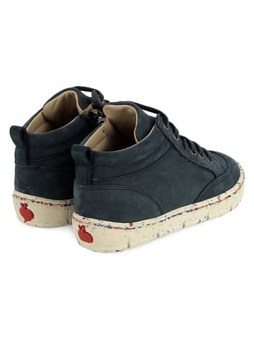 Pom D'api Leder-Sneakers in Dunkelblau