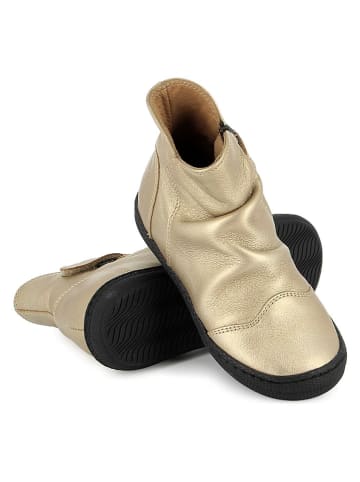 Pom D'api Leren boots goudkleurig