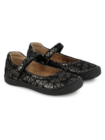 Pom D'api Leder-Ballerinas in Schwarz