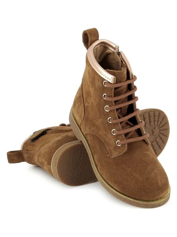 Pom D'api Leder-Boots in Hellbraun