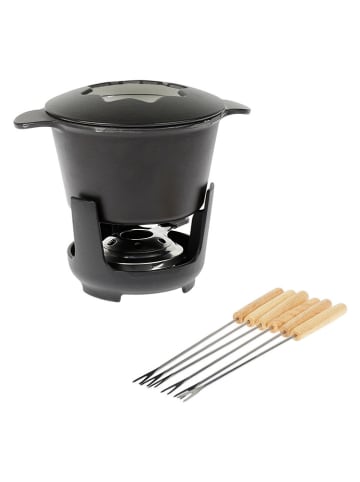 Sitram 10-częściowy zestaw w kolorze czarnym do fondue