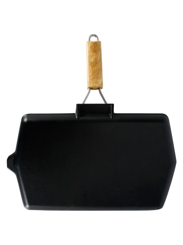 Sitram Patelnia grillowa "Tradifonte" w kolorze czarnym - 21 x 35 cm