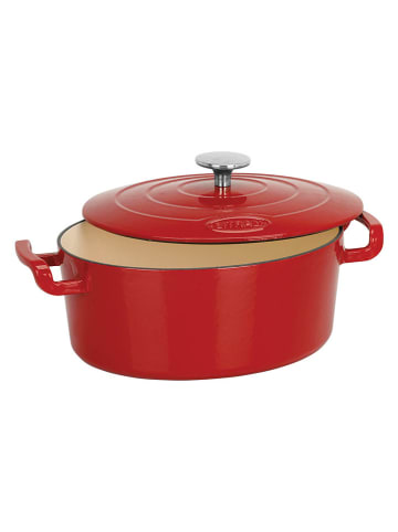 Sitram 2-delige set: smoorpan ''Sitrabella'' rood - 4 l