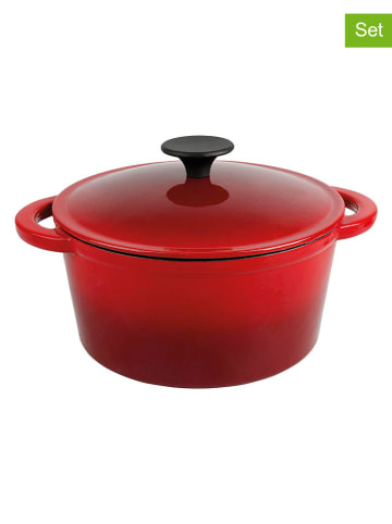 Sitram 2tlg. Set: Schmortopf ''Grand Chef'' in Rot - 2,5 l