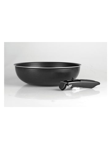 Sitram Wok "A-Family" w kolorze czarnym - Ø 28 cm