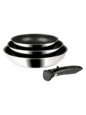 Sitram 4-delige set: roestvrijstalen braadpannen ''A-Arpege''