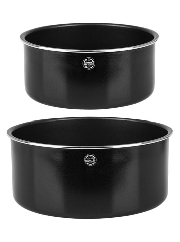 Sitram 3-delige set: kookpotten ''A-Family'' zwart