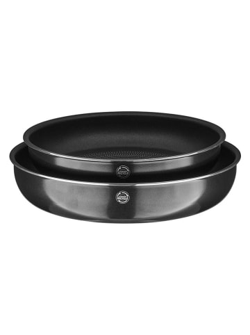 Sitram 4tlg. Set: Bratpfannen ''A-Family'' in Schwarz