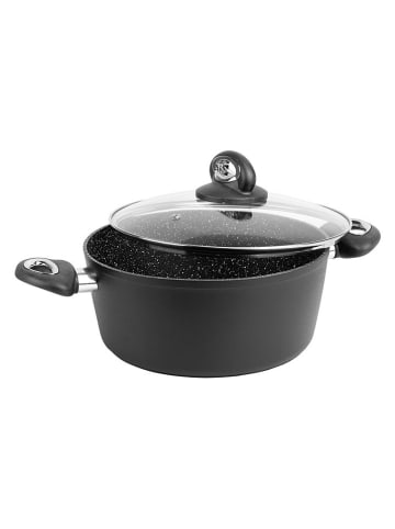 Sitram 2tlg. Set: Kochtopf ''Granite'' in Grau - 4,7 l