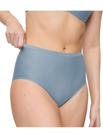 Triumph Pełne figi high waist w kolorze błękitnym