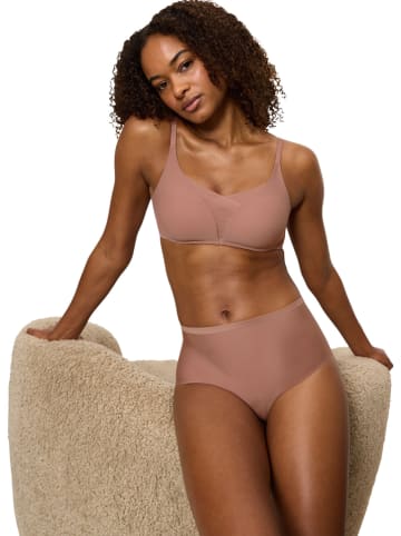 Triumph Pełne figi high waist w kolorze brązowym