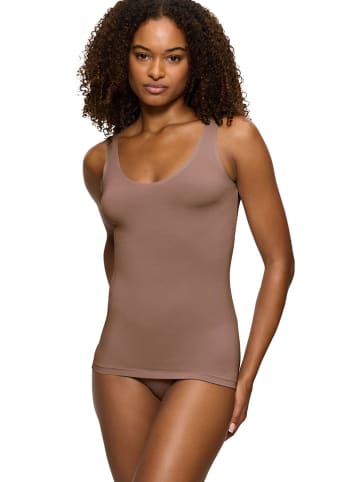 Triumph Podkoszulek "Smart Natural" w kolorze jasnobrązowym