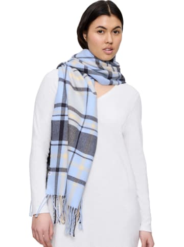 Triumph Szal w kolorze błękitno-granatowym