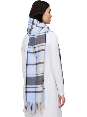 Triumph Sjaal lichtblauw/donkerblauw