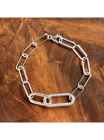 Eclat d'Argent Srebrna bransoletka z elementem ozdobnym