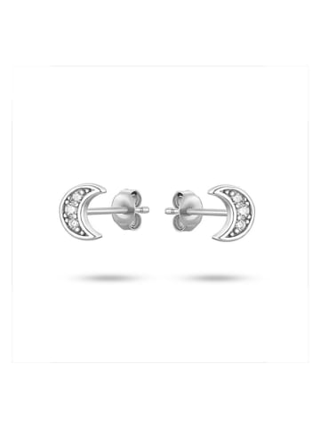 Eclat d'Argent Silber-Ohrstecker mit Edelsteinen