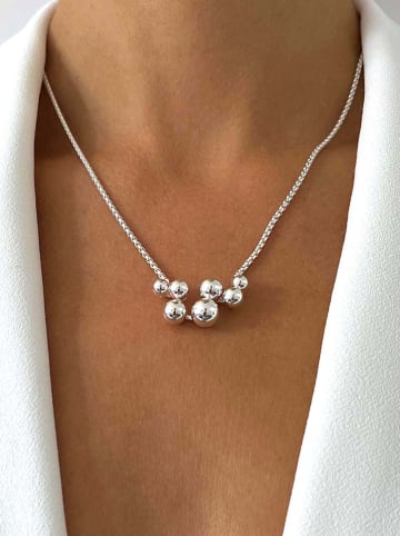 Eclat d'Argent Srebrny naszyjnik z elementem ozdobnym - dł. 40 cm