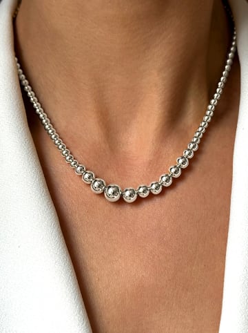 Eclat d'Argent Silber-Halskette mit Schmuckelementen - (L)40 cm