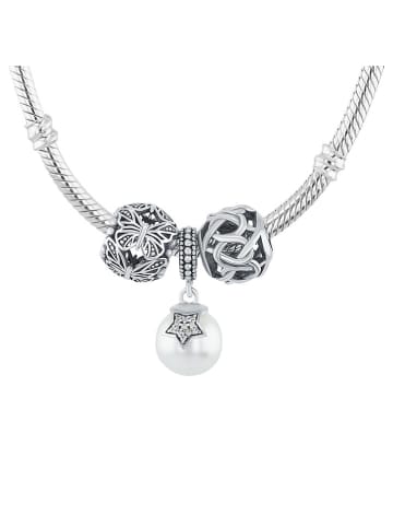 CHARM'S 3tlg. Set: Silber-Beads und Anhänger