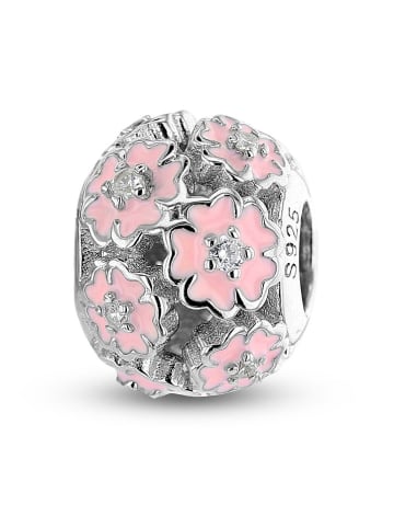 CHARM'S Silber-Bead mit Edelsteinen