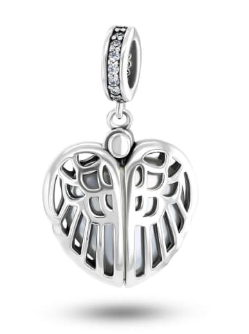 CHARM'S Zilveren hanger met edelstenen