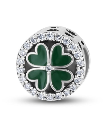 CHARM'S Silber-Bead mit Edelsteinen