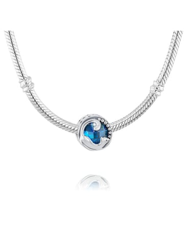 CHARM'S Srebrny charms z kryształem