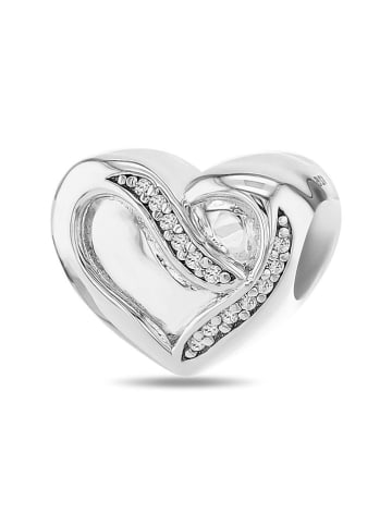 CHARM'S Silber-Bead mit Edelsteinen