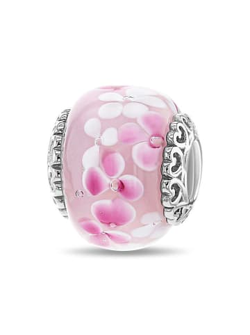 CHARM'S Silber-Bead mit Muranoglas