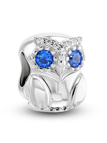 CHARM'S Silber-Bead mit Edelsteinen