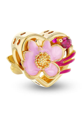 CHARM'S Vergold. Bead mit Edelsteinen