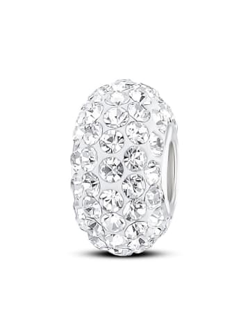 CHARM'S Silber-Bead mit Edelsteinen