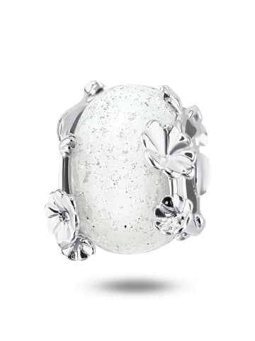 CHARM'S Silber-Bead mit Glas
