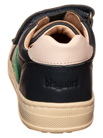 bisgaard Skórzane sneakersy w kolorze zielono-czarnym