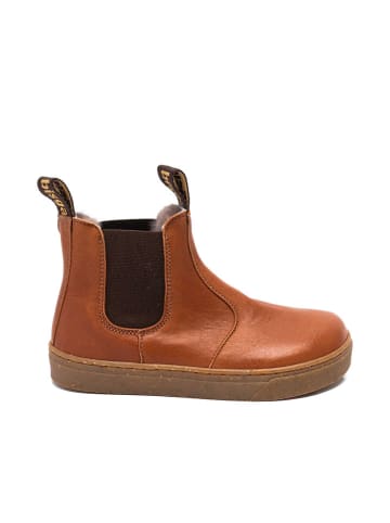 bisgaard Leder-Barfußschuhe "Ene" in Hellbraun